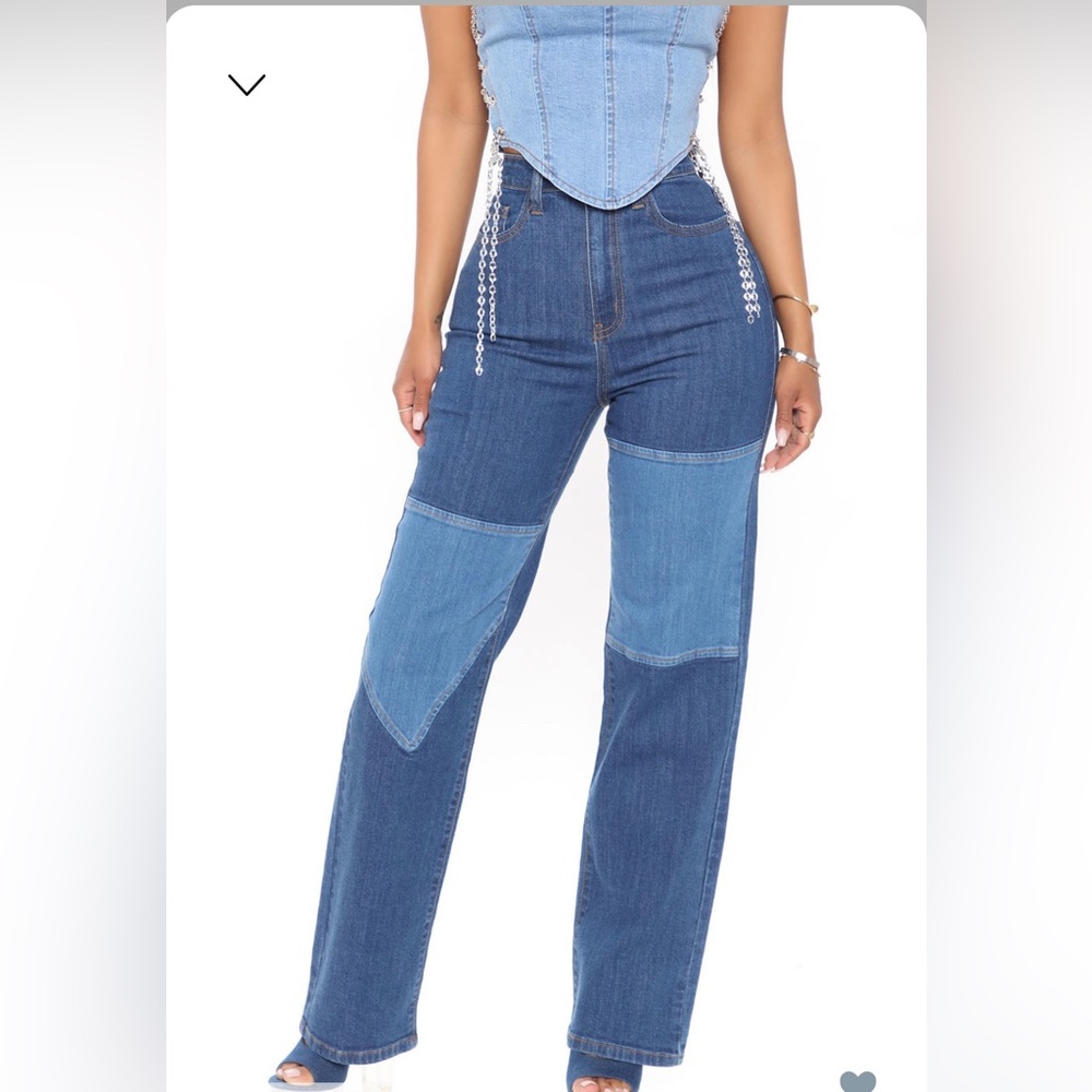 Patch work jeans